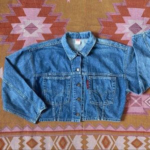 Vintage Levi’s Cropped Denim Jacket